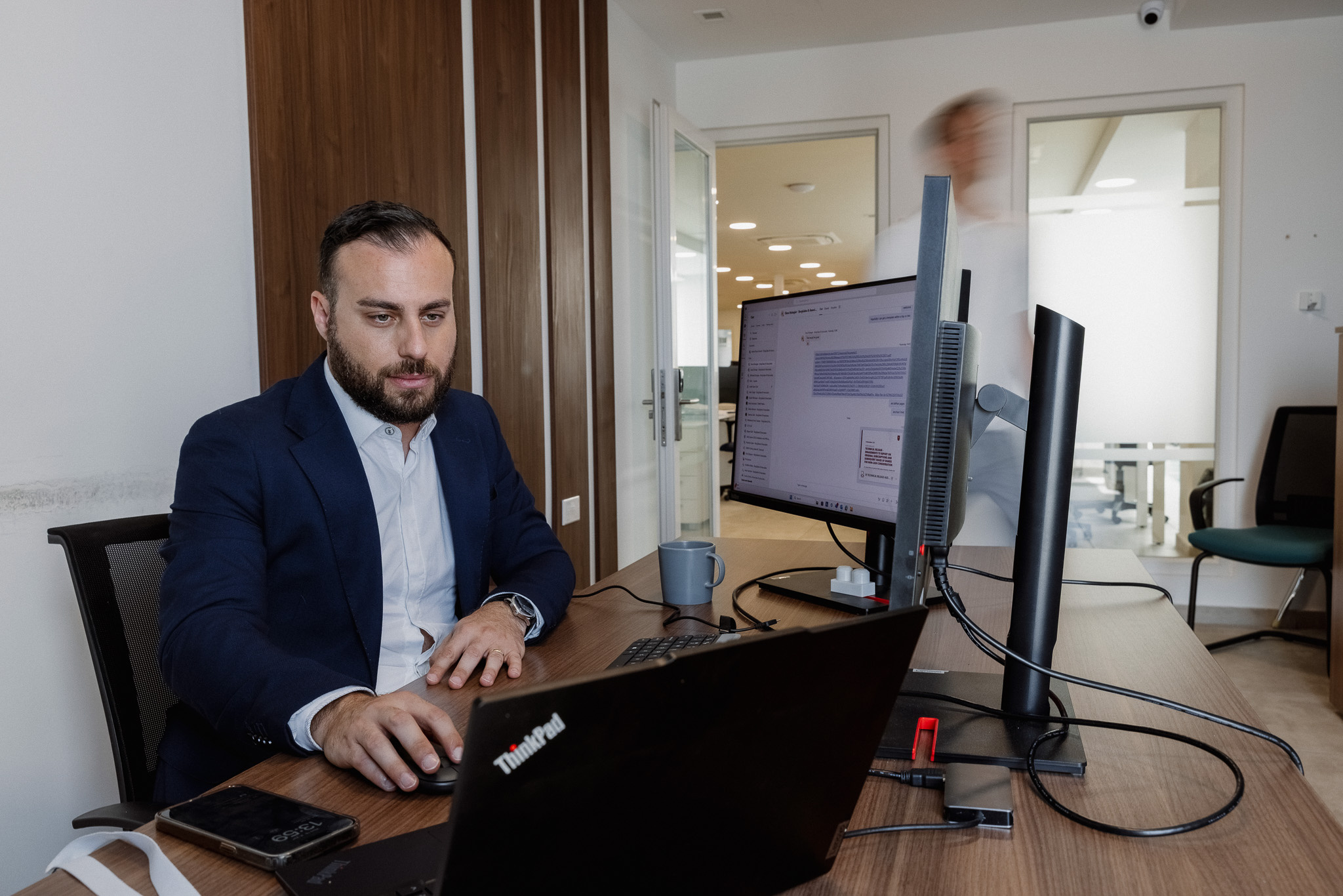 Professional workspace at DW&P Malta