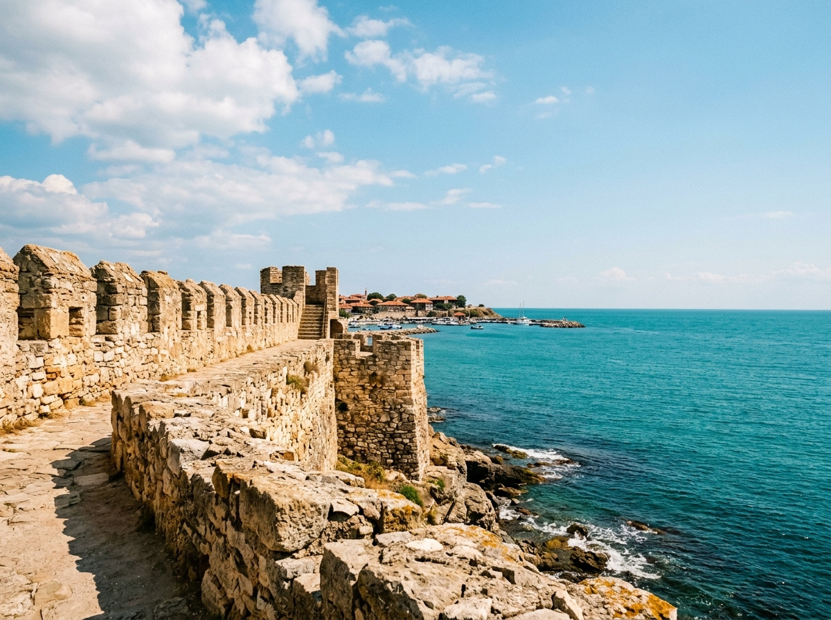 Black Sea coast near Nessebar