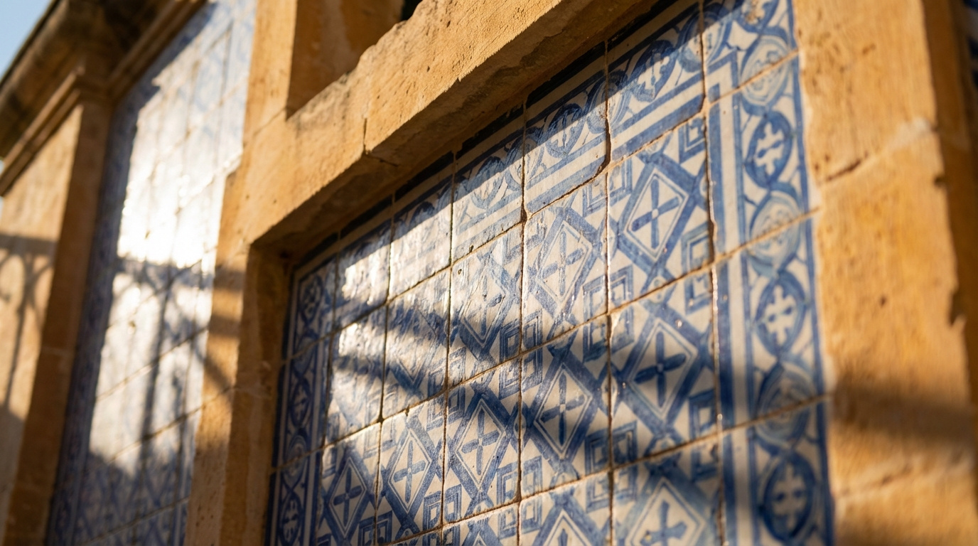 Traditional azulejo tiles